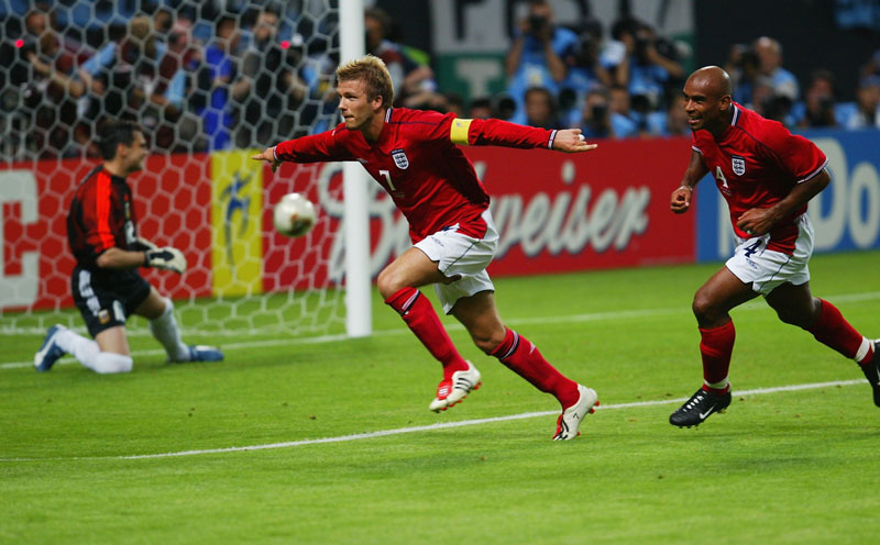 David Beckham v Argentina